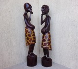 Statuete tribale africane vechi deosebite| lemn exotic sculptat