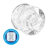 Masturbator Crystle, Super Elastic, TPE Transparent, 6 cm