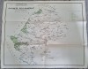 Hartă veche Rom&acirc;nia &ndash; La Carte des Bassins (Bazine Hidrografice) &ndash; Tratatul de la Trianon