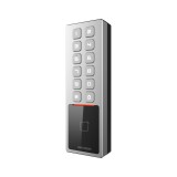 Cititor proximitate tastatura Hikvision DS-K1T805MX, M1 card, RS-485, Wiegand, Rețea, IP65 IK08, 12VDC