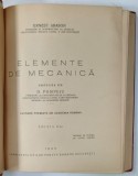 ELEMENTE DE MECANICA de ERNEST ABASON , 1935