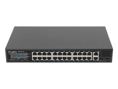 Switch Lanberg 24 Gigabit Ethernet 250W foto