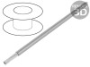Cablu Siliconic Gri 1x2,5mm2 &Ouml;LFLEX&reg; HEAT 180