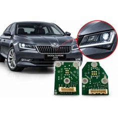 Kit Reparatie DRL si Semnalizare Far Dreapta Xenon Skoda Superb 3 (2015-2019) - 198.010-52R