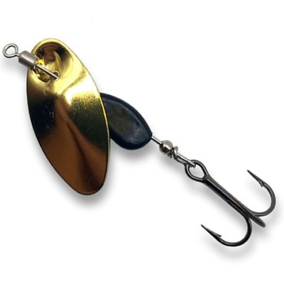 Lingurita Rotativa BERTI Axat Pro Micro-2, Gold / Negru, 3.5g foto