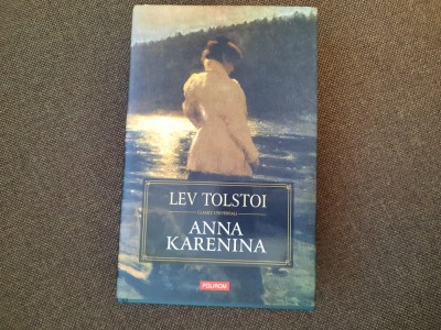 ANNA KARENINA-LEV TOLSTOI EDITIE DE LUX POLIROM foto