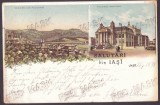 3804 - IASI, Panorama Pacurari, Theatre, Litho - old postcard - used - 1898