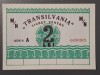 Tichet Navrom motonava Transilvania filigran RPR , 2 lei seria A 0030915, stare excelentă