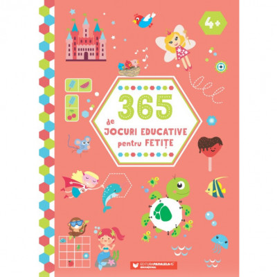 365 de jocuri educative pentru fetite (4 ani +). Editia a II-a - Ballon Media foto