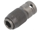 Adaptor Hexagonal 1/4 la Pătrat 1/4 30mm