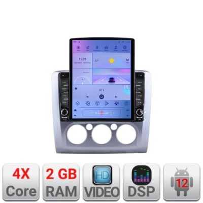 Navigatie Ford Focus clima manuala K-140-manual ecran tip TESLA 9.7&amp;quot; cu Android Radio Bluetooth Internet GPS WIFI 2+32 CarStore Technology foto