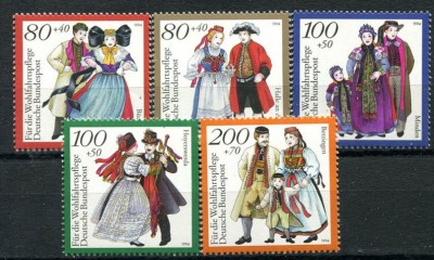 C2259 - Germania 1994 - Costume 5v. neuzat,perfecta stare foto