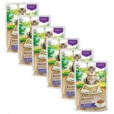 Stuzzy Cat Sterilized Chunks buca?i de curcan in sos 6 x 85 g foto