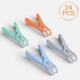 Carlige Softgrip in 4 Culori pentru Rufe 9cm - 24buc