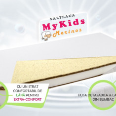 Saltea fibra cocos MyKids Merinos 120x60x10 (cm)