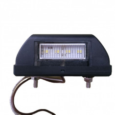 Lampa LED numar inmatriculare universala camion, remorca, platforma 12V-24V - ULLP-4SMD