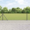 VidaXL &Icirc;ngrădire cu st&acirc;lpi Gri 0.5 x 100 m Oțel