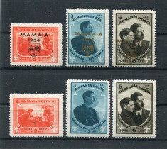 1932 - 1934 , Lp 98 , Lp 107 , Jamboreea Sibiu / Mamaia , valorile mari - MNH foto