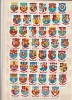 ROMANIA 1979/1980 LP 994 LP 1002 STEMELE MUNICIPIILOR SERII NESTAMPILATE, Nestampilat