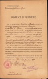 A1164 Contract de &icirc;nchiriere, 1898, Epitropia parohiei Ceauș Radu, București
