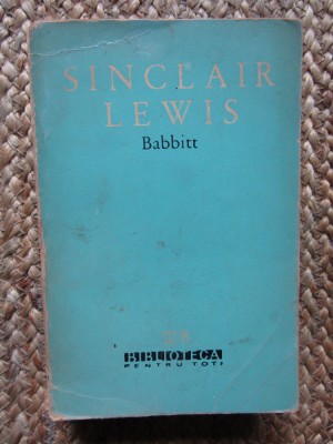 Sinclair Lewis - Babbitt foto