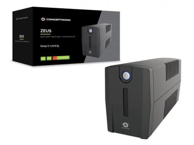 Conceptronic ZEUS02ES 850VA 480W UPS, Schuko x 2, HID USB, foto