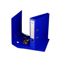 Biblioraft plastifiat Ubers 75 mm Albastru