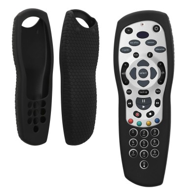 Husa Telecomanda Kwmobile pentru Sky Plus HD/SKY+ HD, Negru, Silicon, KWM0000256T001C foto