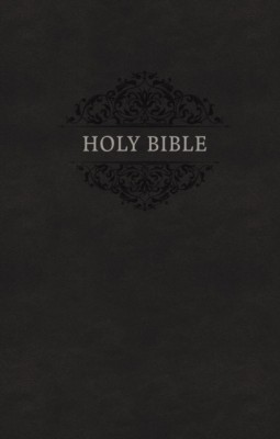 NKJV, Holy Bible, Soft Touch Edition, Imitation Leather, Black, Comfort Print foto