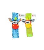 Set 2 bentite colorate cu animale zornaitoare, multicolor 15 cm x 3.5 cm