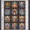 GUERNSEY 1993 VITRALI CRACIUN MI. 622-633 KLB MNH