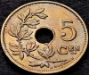 Moneda istorica 5 CENTIMES - BELGIA, anul 1925 *cod 3564 = BELGIE, Europa