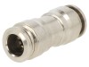 Conector Push-in Simplu AIGNEP 20 Bar 8mm Alama Nichelata Racord Trecere Aer Comprimat