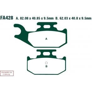 Klocki Ham. Moto. Yamaha Yfm 700 Rv/Rw/Raa/R (06-12) 411363 EBCFA428R foto