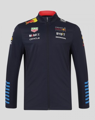 Red Bull Racing geacă de bărbați Official softshell navy F1 Team 2024 - XXL foto