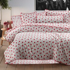 LENJERIE DE PAT CREPONATA 100% BUMBAC (CREP35) - doua persoane