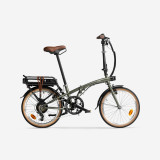 Bicicletă electrică pliabilă E FOLD 500 Verde, Btwin