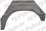 Segment reparatie aripa spate MITSUBISHI PAJERO/MONTERO (V20), 01.1992-12.1995, model cu 3 usi, partea stanga, metal galvanizat,
