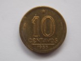 10 CENTAVOS 1955 BRAZILIA, Europa