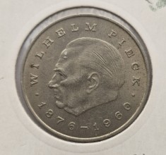 moneda Germania RDG 20 Mark 1972 Wilhelm Pieck 33 mm tiraj mic cupru nichel