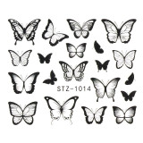 Cumpara ieftin Tatuaj Unghii LUXORISE Simple Butterfly Song, STZ-1014