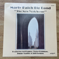 MARTY PAICH BIG BAND - THE NEW YORK SCENE (1982,USA,TREND) vinyl vinil jazz