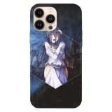 Husa compatibila cu Apple iPhone 15 Pro Max model Albedo Overlord, Silicon, TPU, Viceversa, Transparent, Carcasa