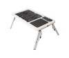 Masuta Laptop Multifunctionala E-Table cu 2 Ventilatoare, Suport Cana, Mousepad, Inaltime Reglabila, Pliabila, 55.5x28x35cm