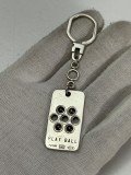 BRELOC CHEI ARGINT 925 - Play Ball cu Bile - 24g. - Vintage !