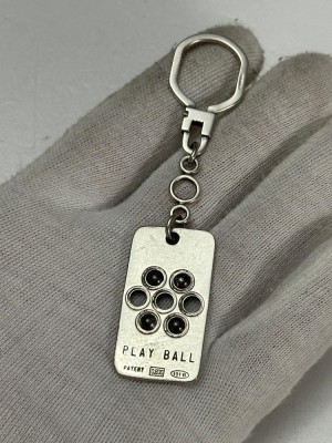 BRELOC CHEI ARGINT 925 - Play Ball cu Bile - 24g. - Vintage ! foto