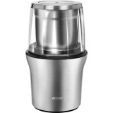 Rasnita de cafea si cereale MPM MMK-06M, 200W, 70 g, 2 recipiente, functie impuls, otel inoxidabil