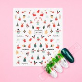 Cumpara ieftin Abtibild Unghii SensoPRO Milano, Christmas Touch DP1261
