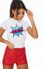 Tricou dama alb - OMG - L, THEICONIC