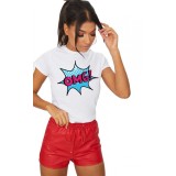 Tricou dama alb - OMG - M